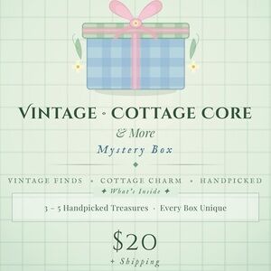 Vintage & Cottagecore Mystery Box | 3–5 Handpicked Treasures | Surprise Gift